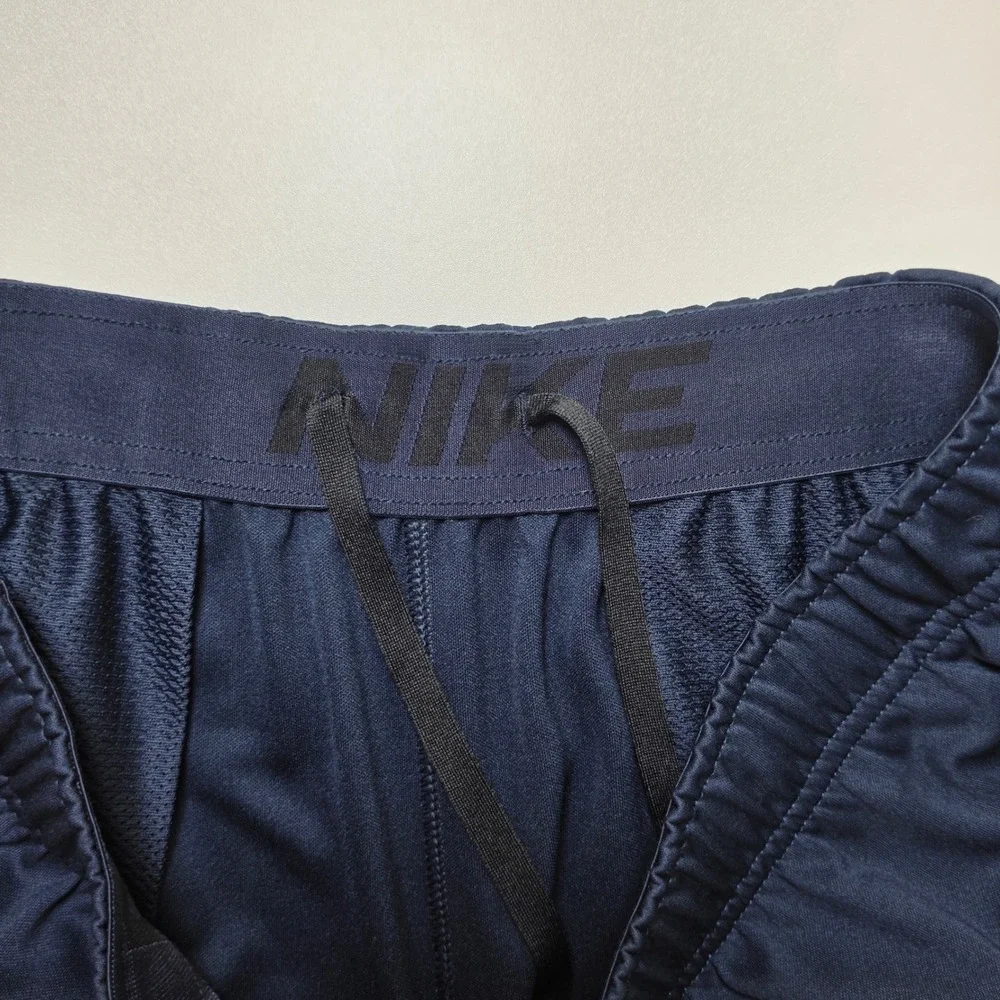 Nike Mens Size Large Navy‎ Dri Fit Training Pants Athletic Gym Workout